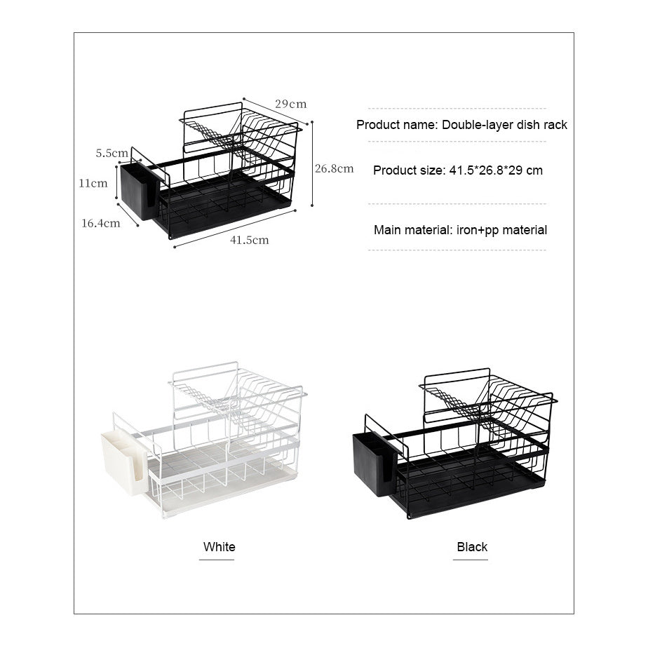 kitchen dish storage rack