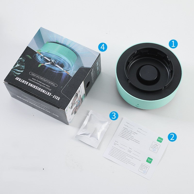 2-in-1 Smokeless Ashtray & Air Purifier: Anion Technology for Clean, Fresh Air Anywhere!