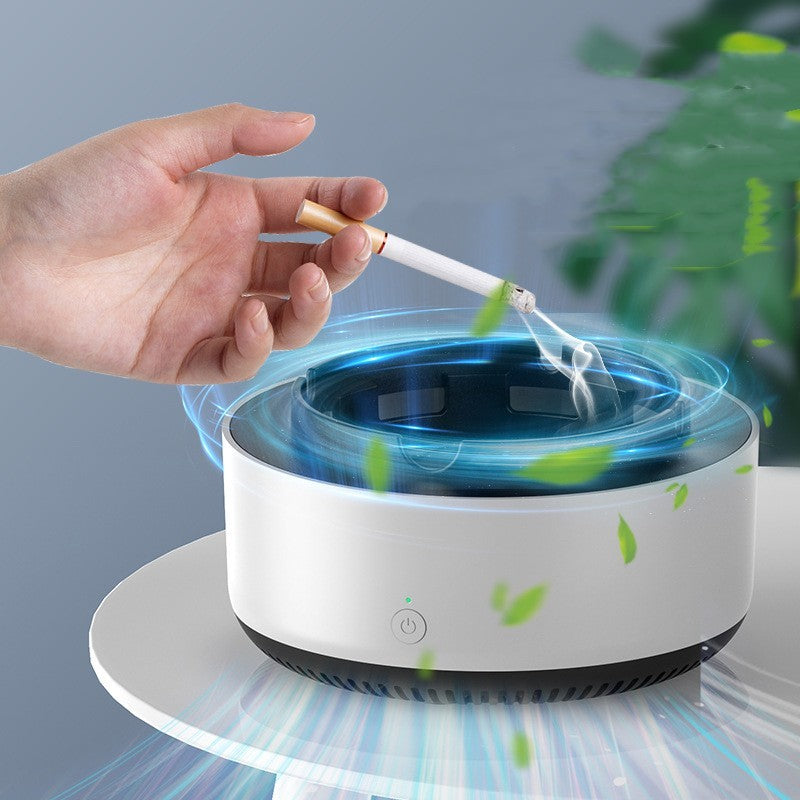 2-in-1 Smokeless Ashtray & Air Purifier: Anion Technology for Clean, Fresh Air Anywhere!