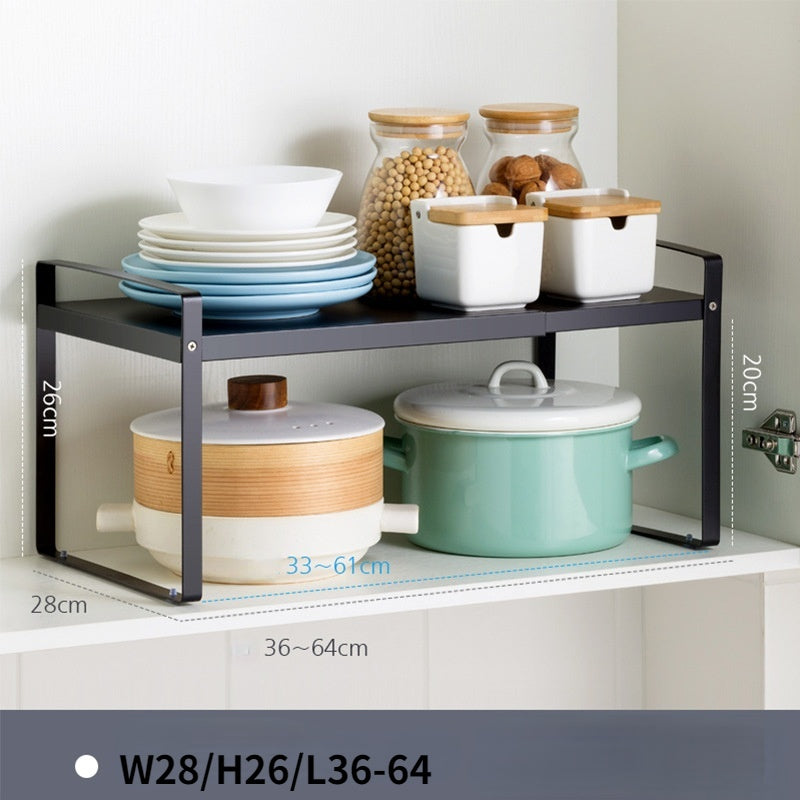 Retractable Kitchen Supplies Rack