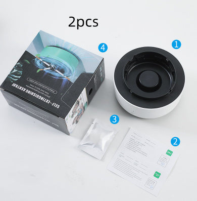 2-in-1 Smokeless Ashtray & Air Purifier: Anion Technology for Clean, Fresh Air Anywhere!