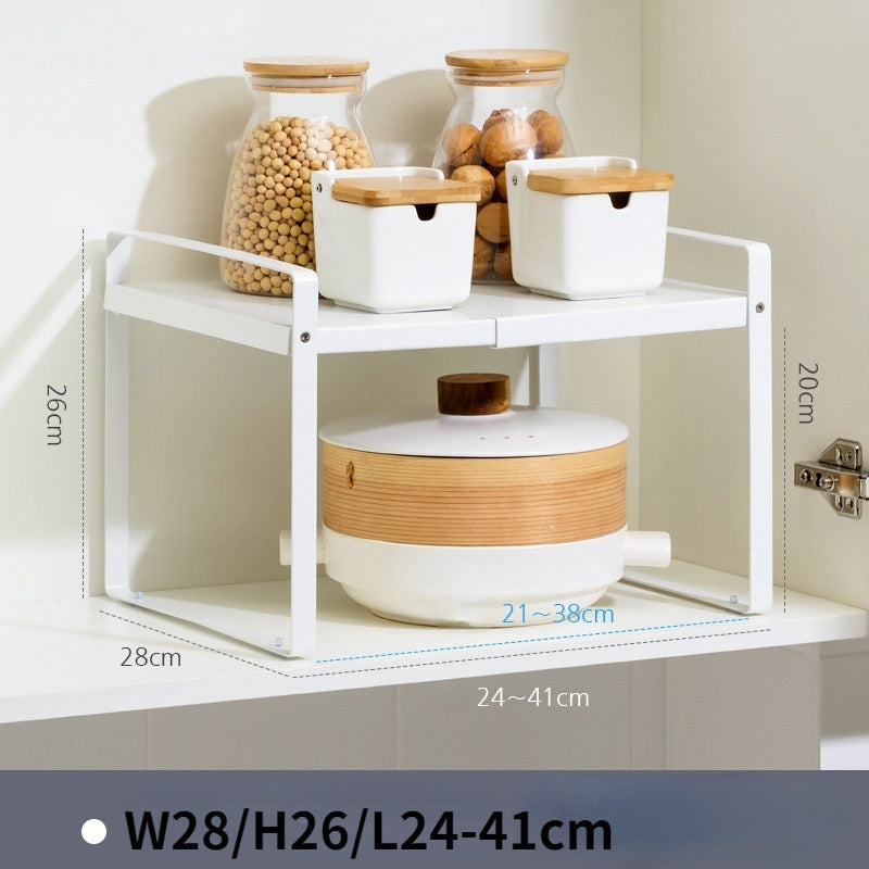 Retractable Kitchen Supplies Rack